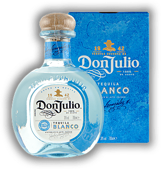 Don Julio Blanco Don Julio Blanco Glatter, üppiger und unglaublich reiner Blanco Tequila. 0,7	 Liter - Vol 38%