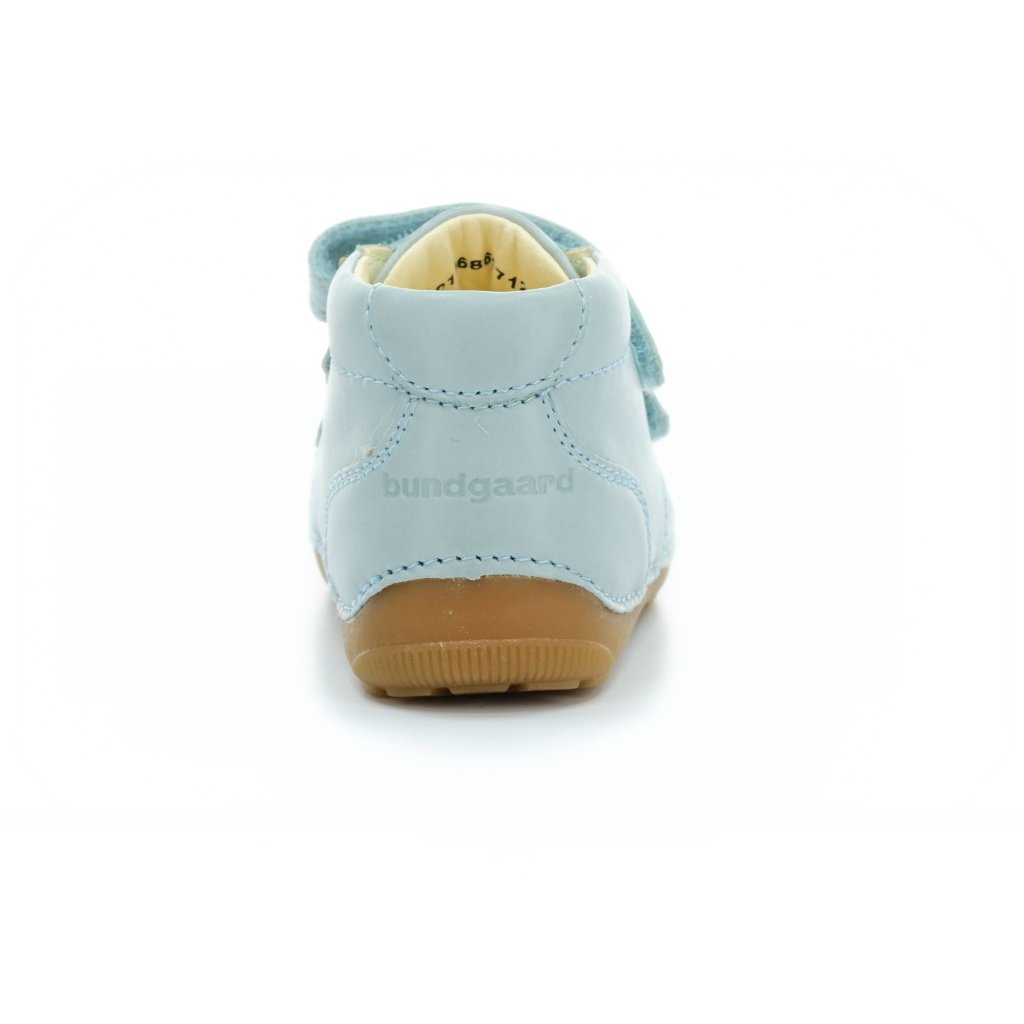 Bundgaard Petit Strap Jeans Mint hell blaue Mid Cut Barfußschuhe