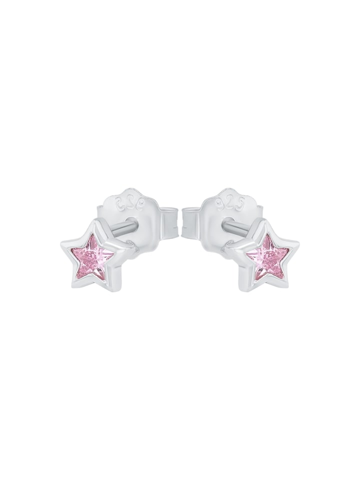 Prinzessin Lillifee Ohrstecker Silber 925, rhodiniert in Rosa günstig kaufen onesize