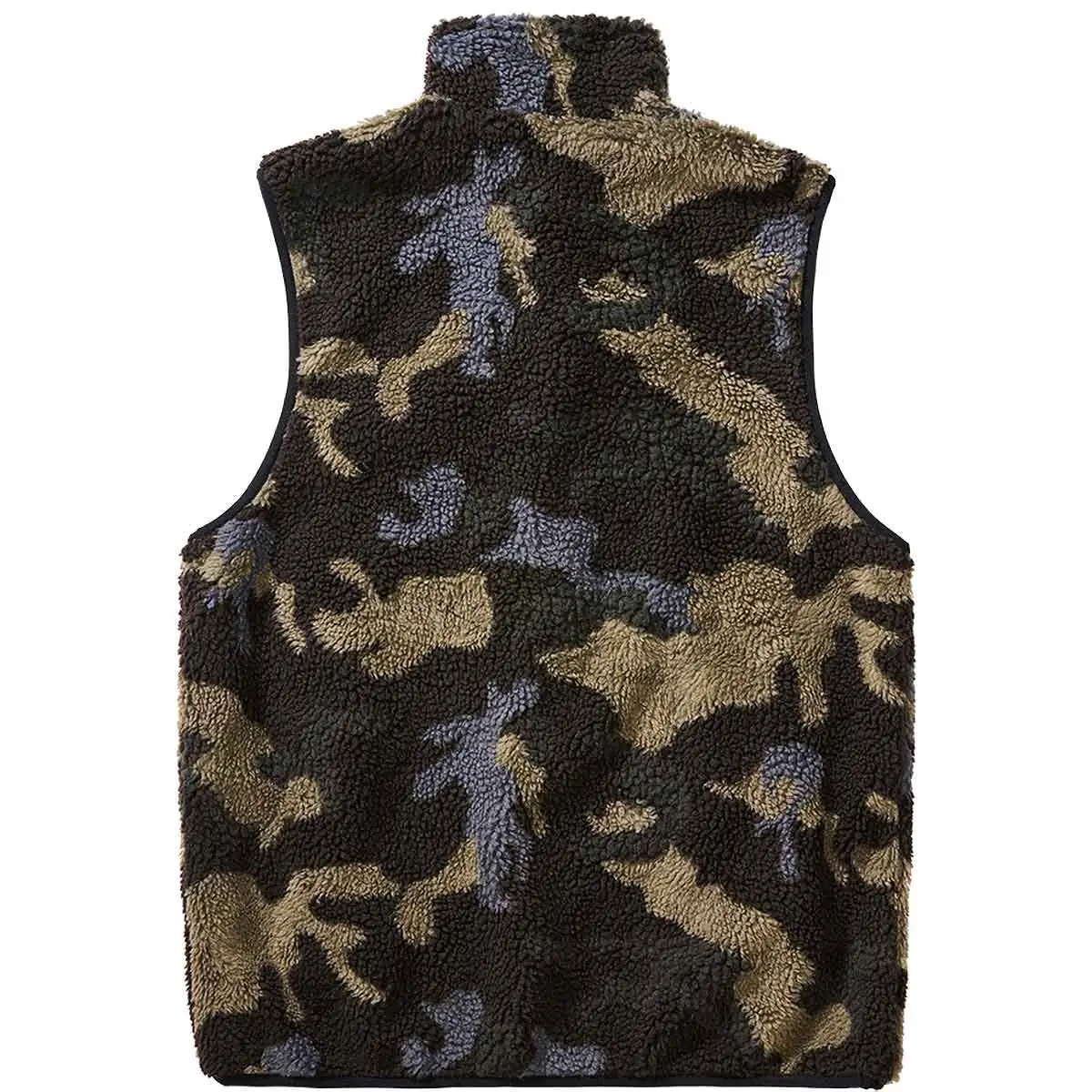 Teddyfleecce Weste darkcamo