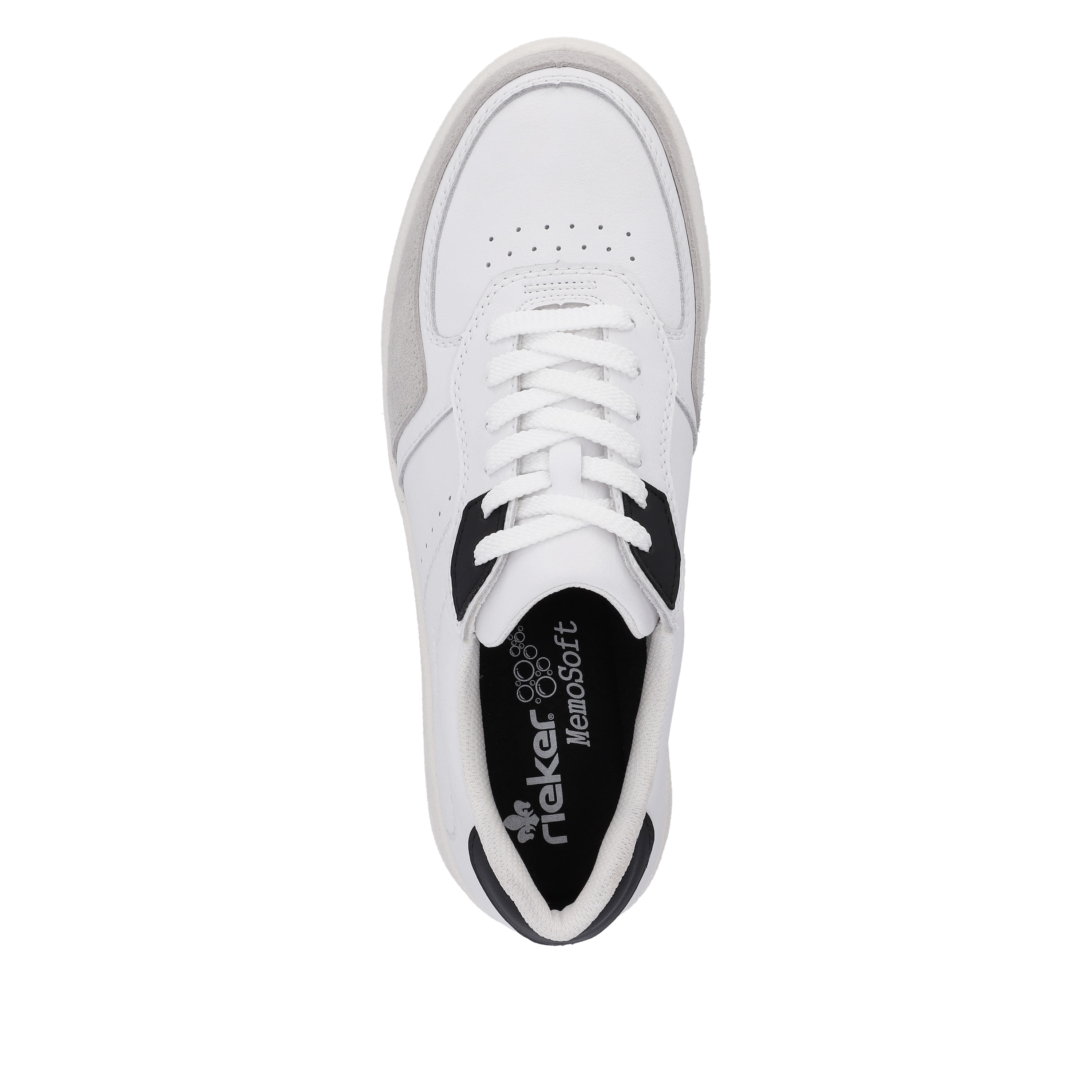 Rieker Herren Sneaker Low schneeweiss