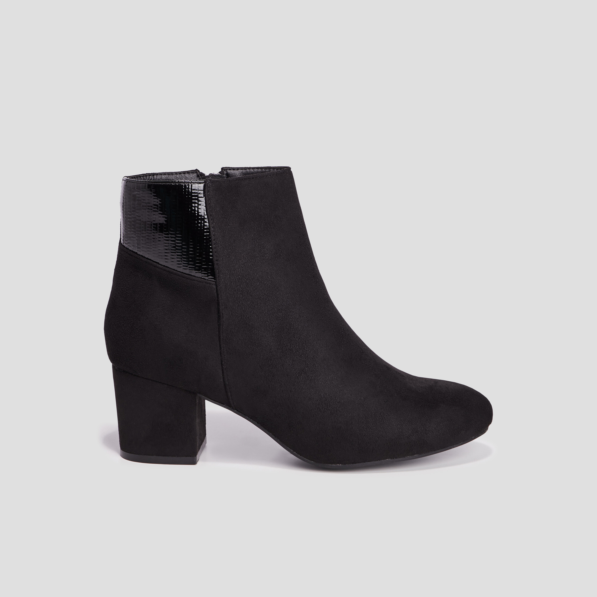 Bottines à talons noir femme | La Halle