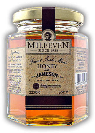 Mileeven Honey with Jameson Irish Whiskey 225g Mileeven Honey with Jameson Irish Whiskey 225g  225	 Gramm