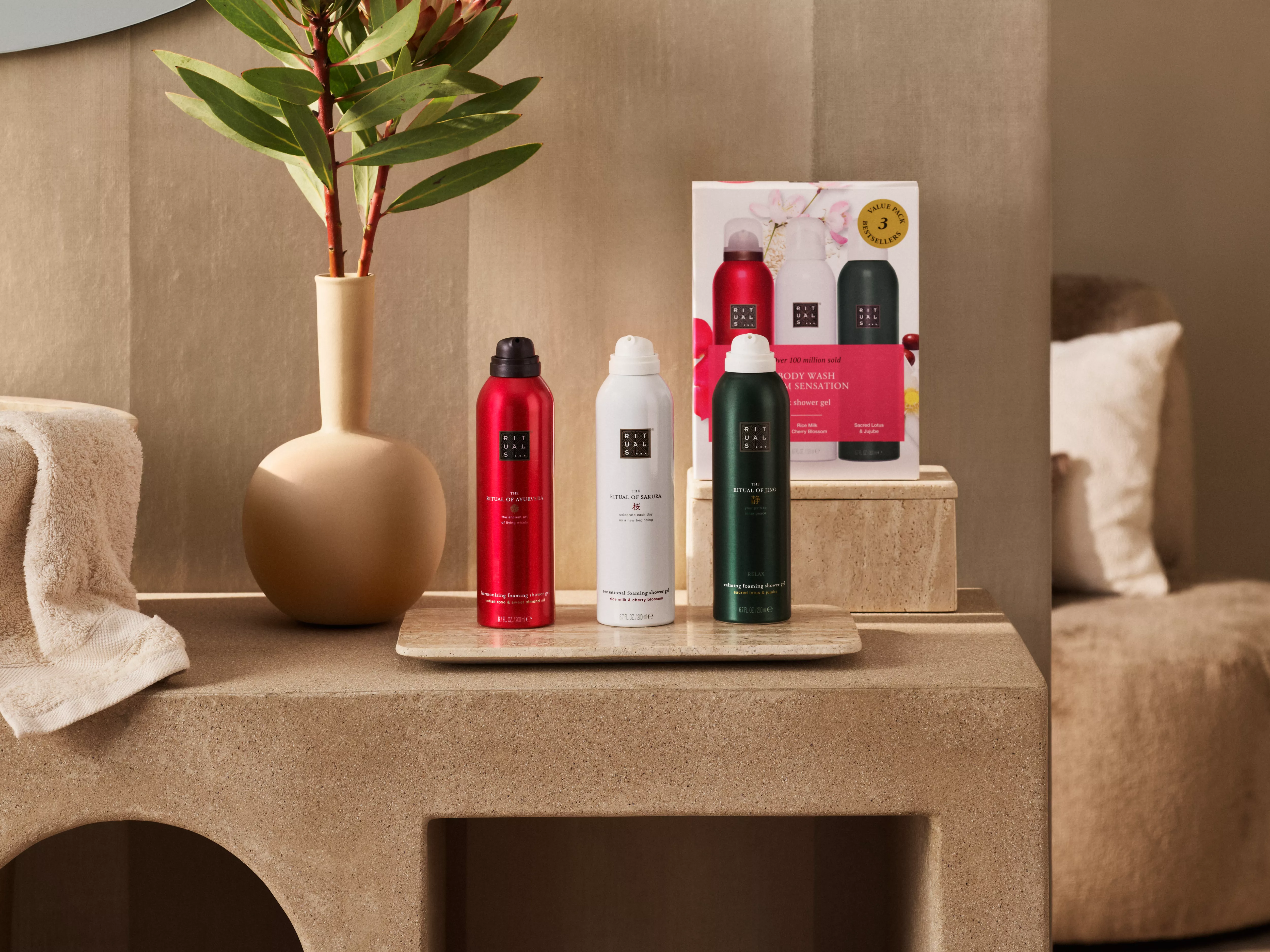 Pack économique de mousse de douche