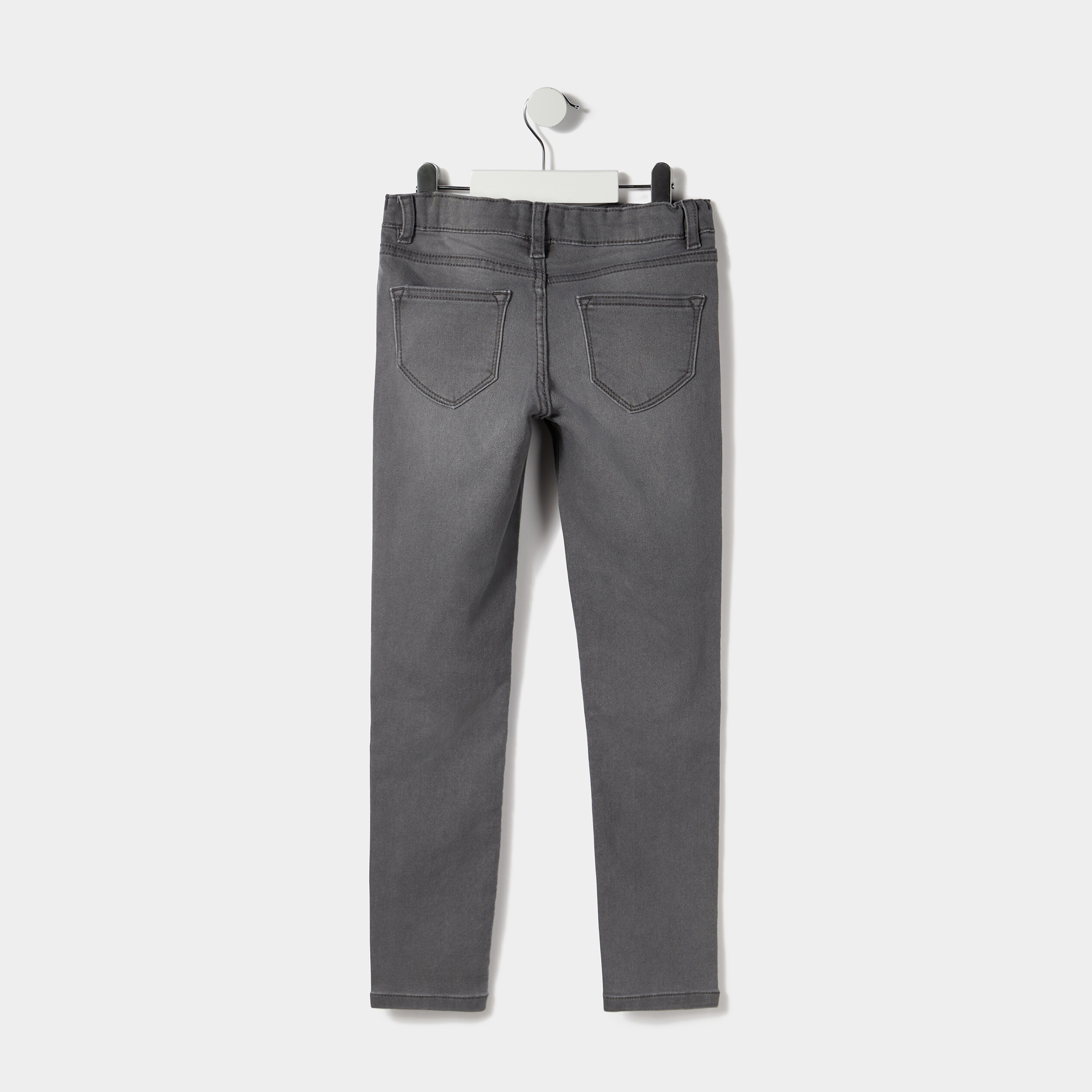 Jegging taille élastiquée denim gris fille | La Halle