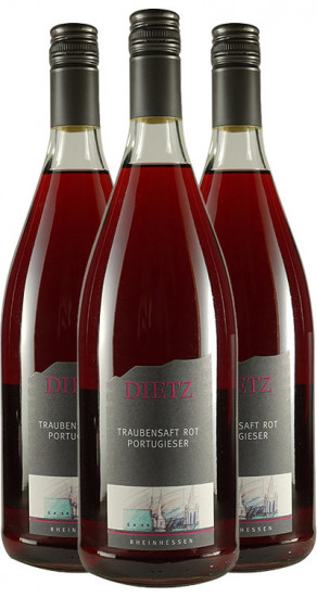 Traubensaft rot VOM PORTUGIESER 1,0 L - Weingut Tom & Bernd Dietz