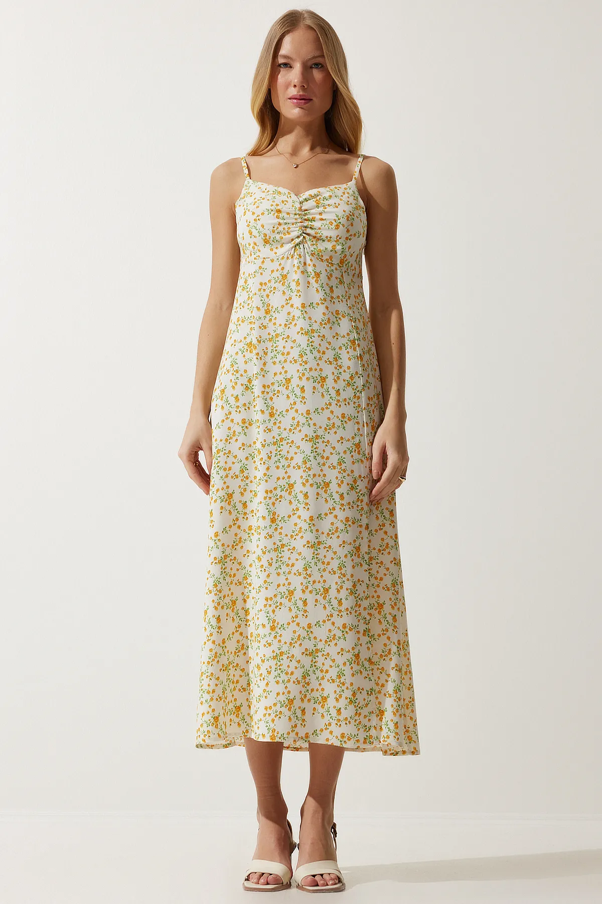 Happiness İstanbul  Kleid - Beige - A-Linie