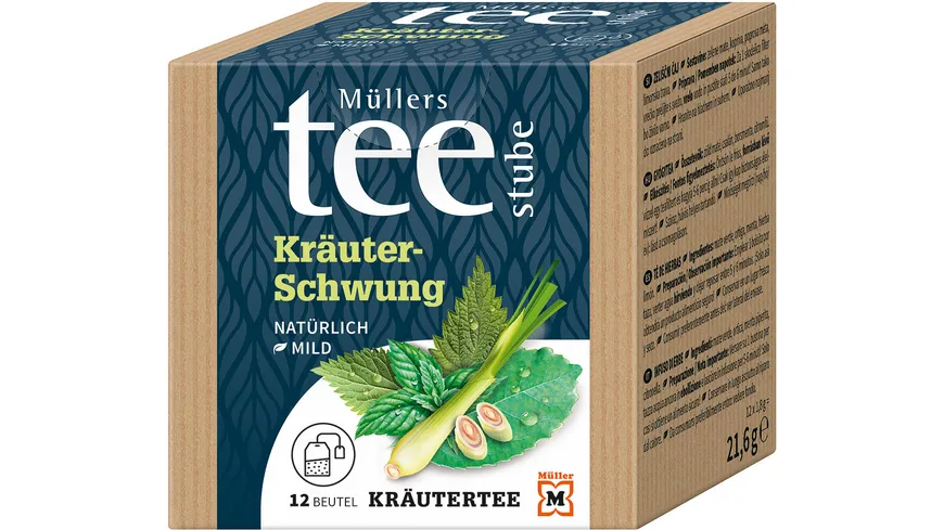 Müllers Teestube Kräutertee Beutel Kräuter-Schwung 21.6 g