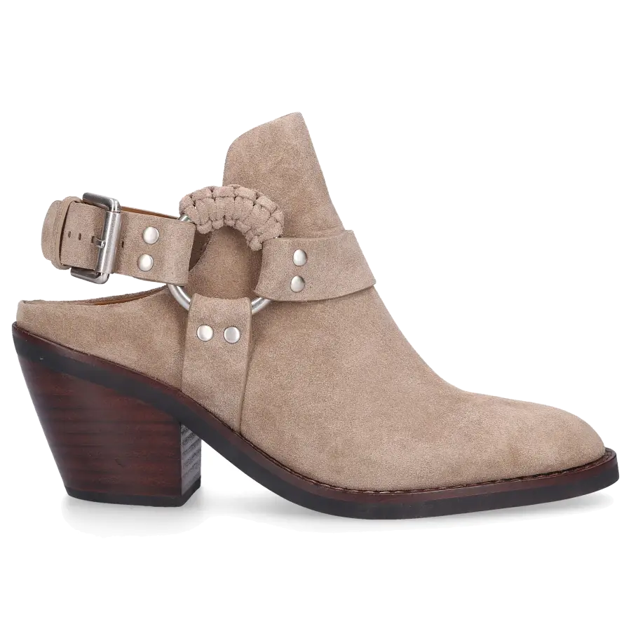 SEE BY CHLOÉ - Clogs SB34032A Veloursleder - beige