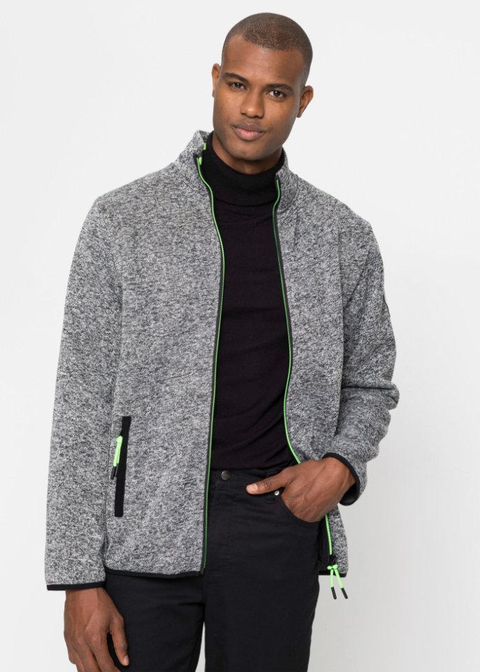 Strickfleecejacke