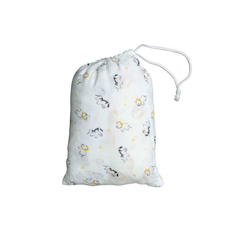 Lot de 2 draps housse coton bio Pluche et pompon