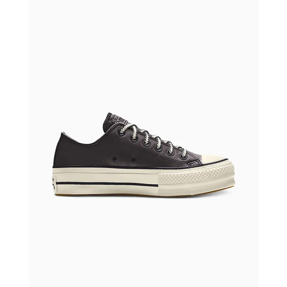 Converse Custom Chuck Taylor All Star Lift Platform Leather By You 173159CSP24_BLACK_SC / schwarz