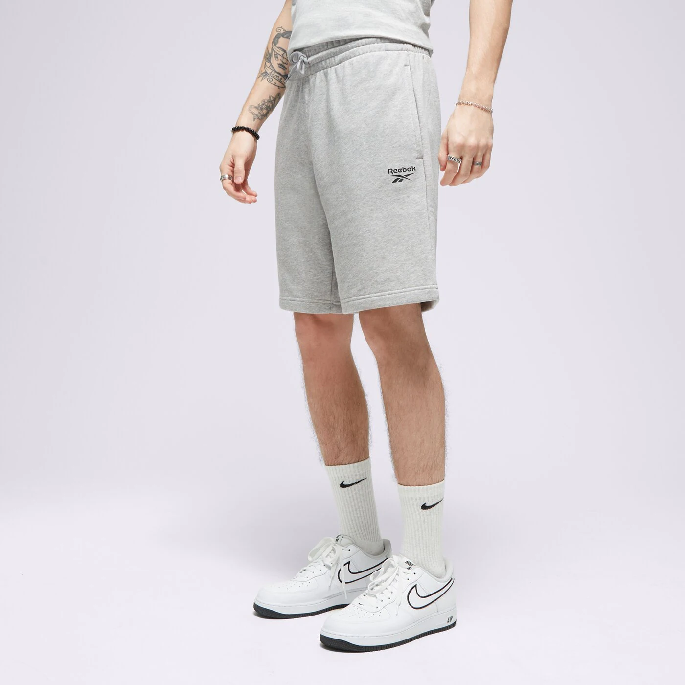 REEBOK SHORTS RI FT LEFT LEG SHORT Grau