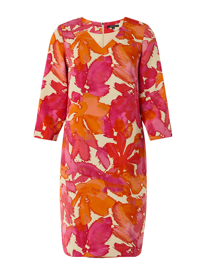 comma Kleid in Pink/ Orange günstig kaufen
