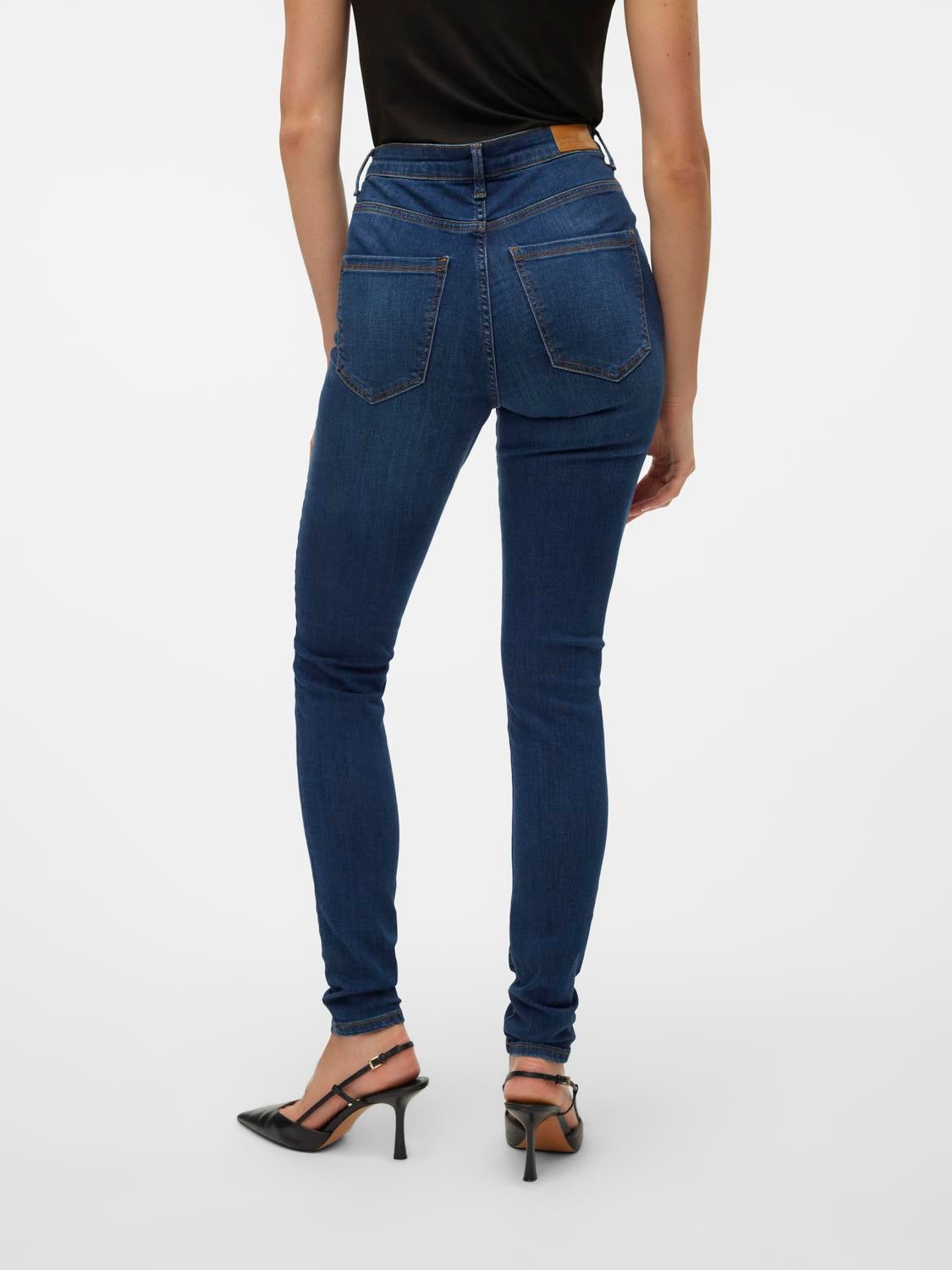 VMSOPHIA Hohe Taille Skinny Fit Jeans