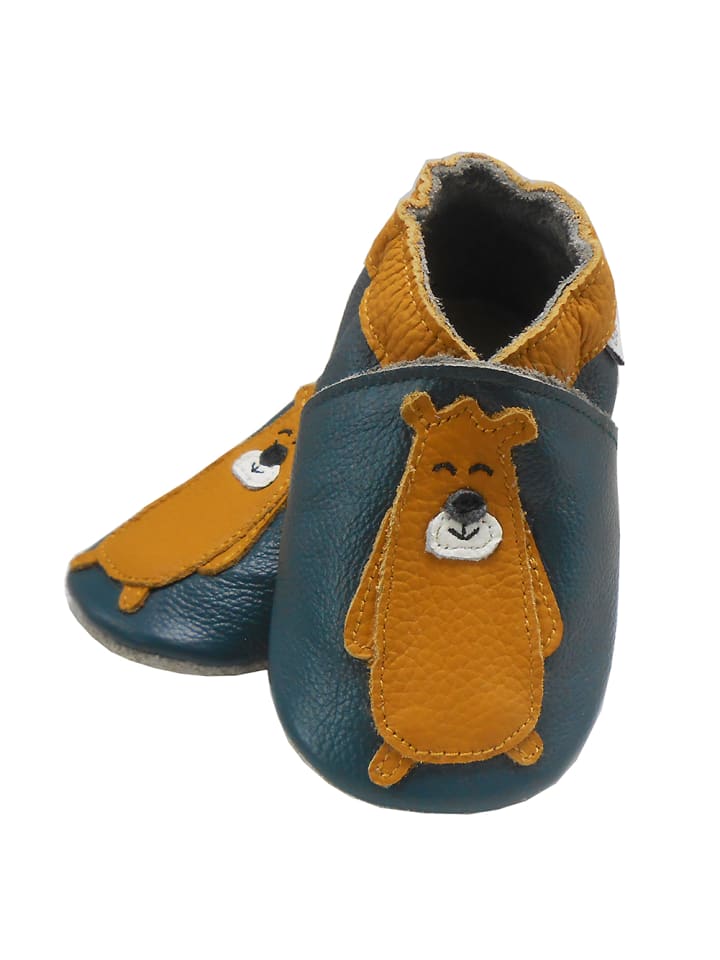 Yalion Baby Krabbelschuhe in Bär Grün günstig kaufen