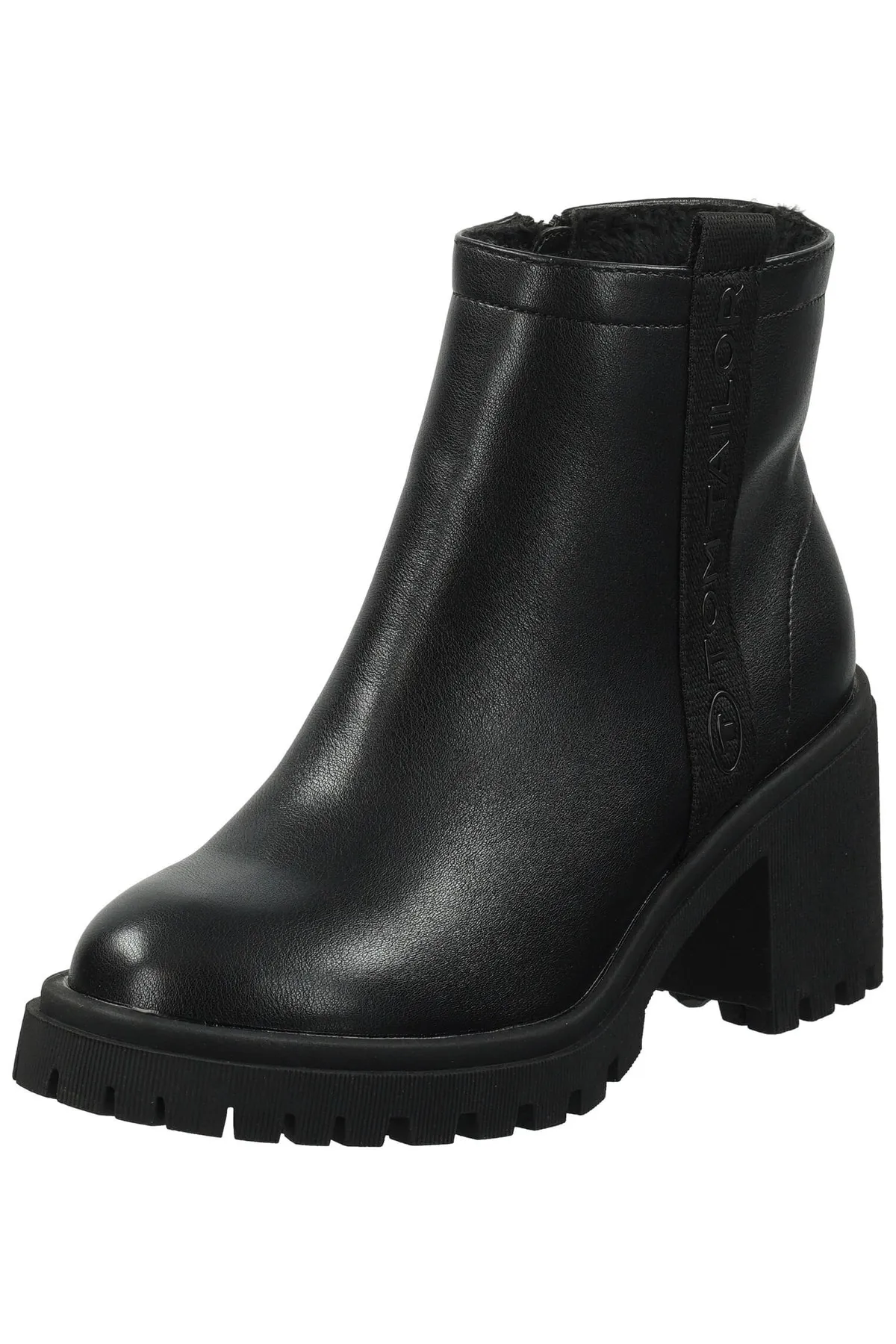 Tom Tailor  Stiefelette - Schwarz - Blockabsatz