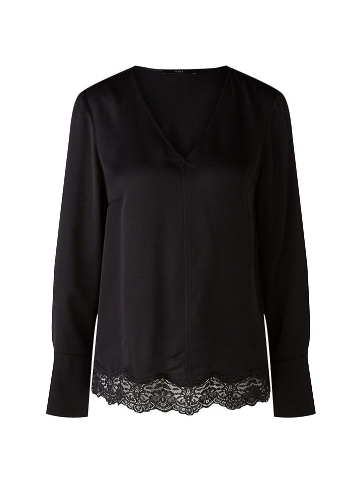 Oui Bluse in Schwarz günstig kaufen