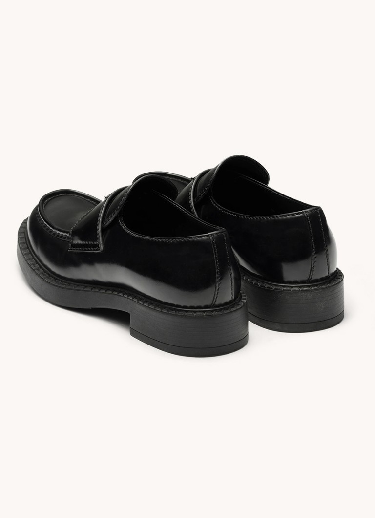 Prada Chocolate leather loafer