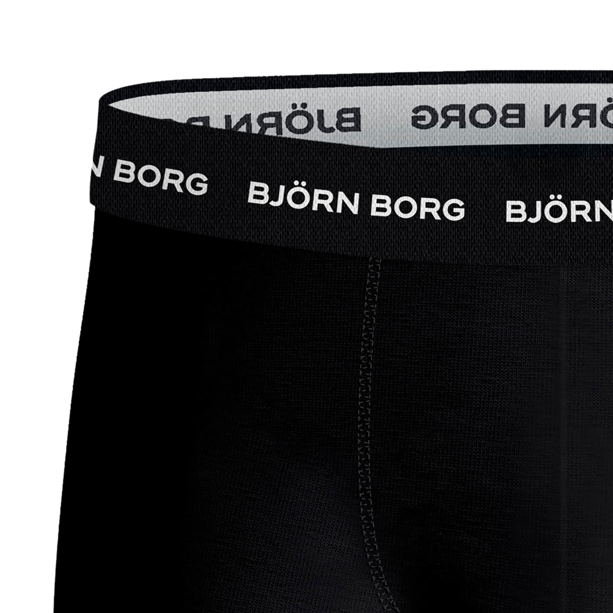 Björn Borg Cotton Stretch Trunk 3er Pack Boxershorts schwarz