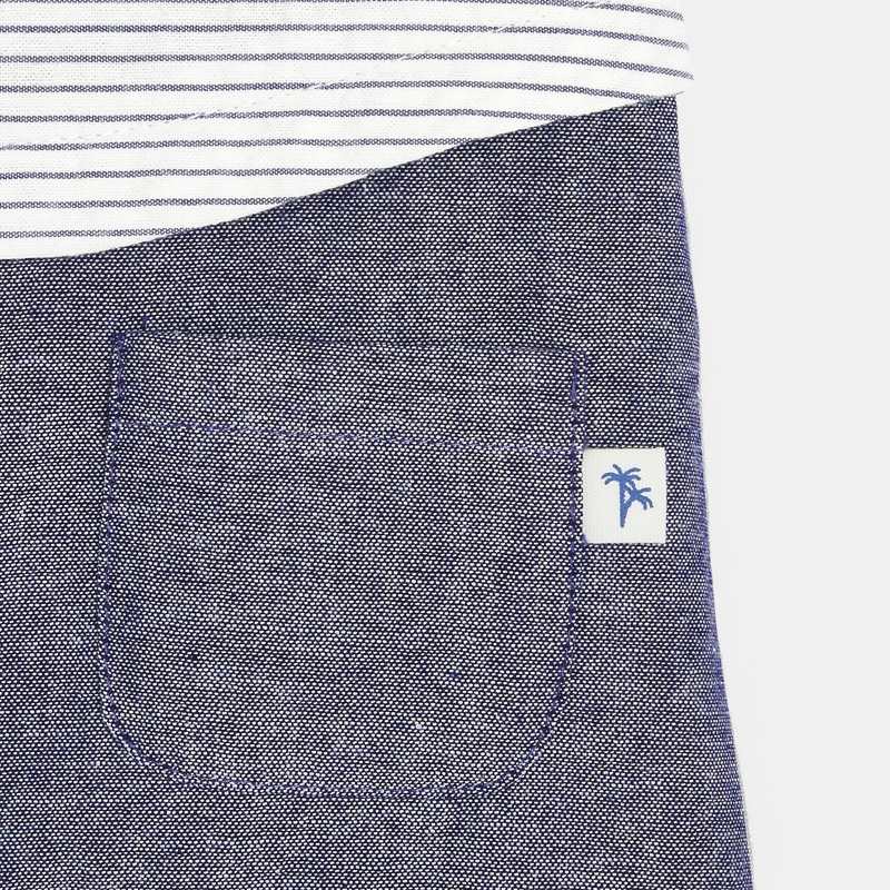Combinaison effet 2 en 1 bébé garçon en coton bleu Absorba