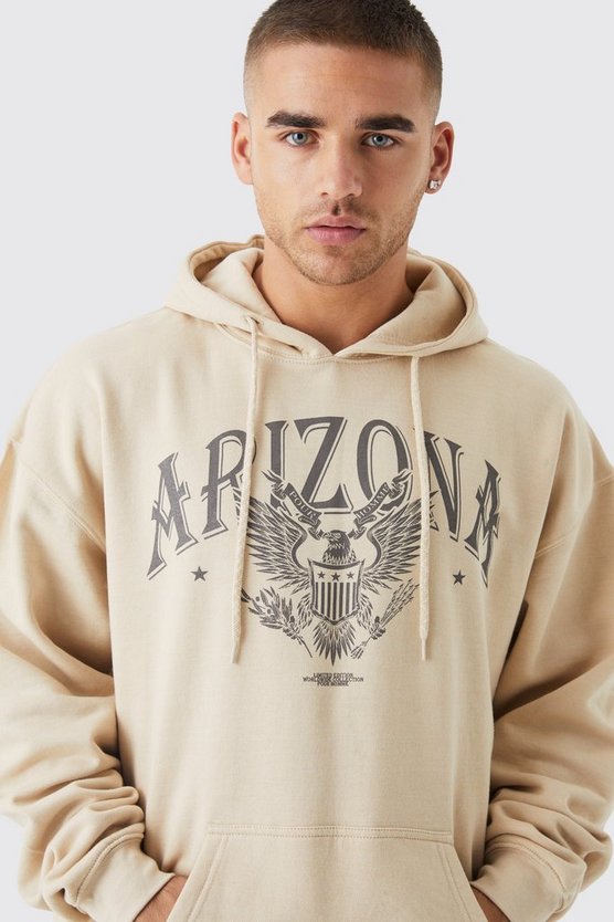 Oversize Hoodie mit Arizona-Print