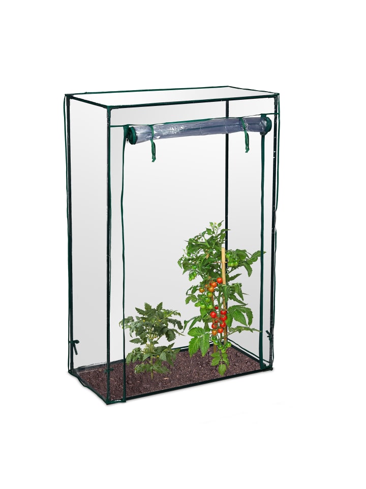 relaxdays Tomatengewächshaus in Transparent - (B)100 x (H)150 x (T)50 cm günstig kaufen onesize