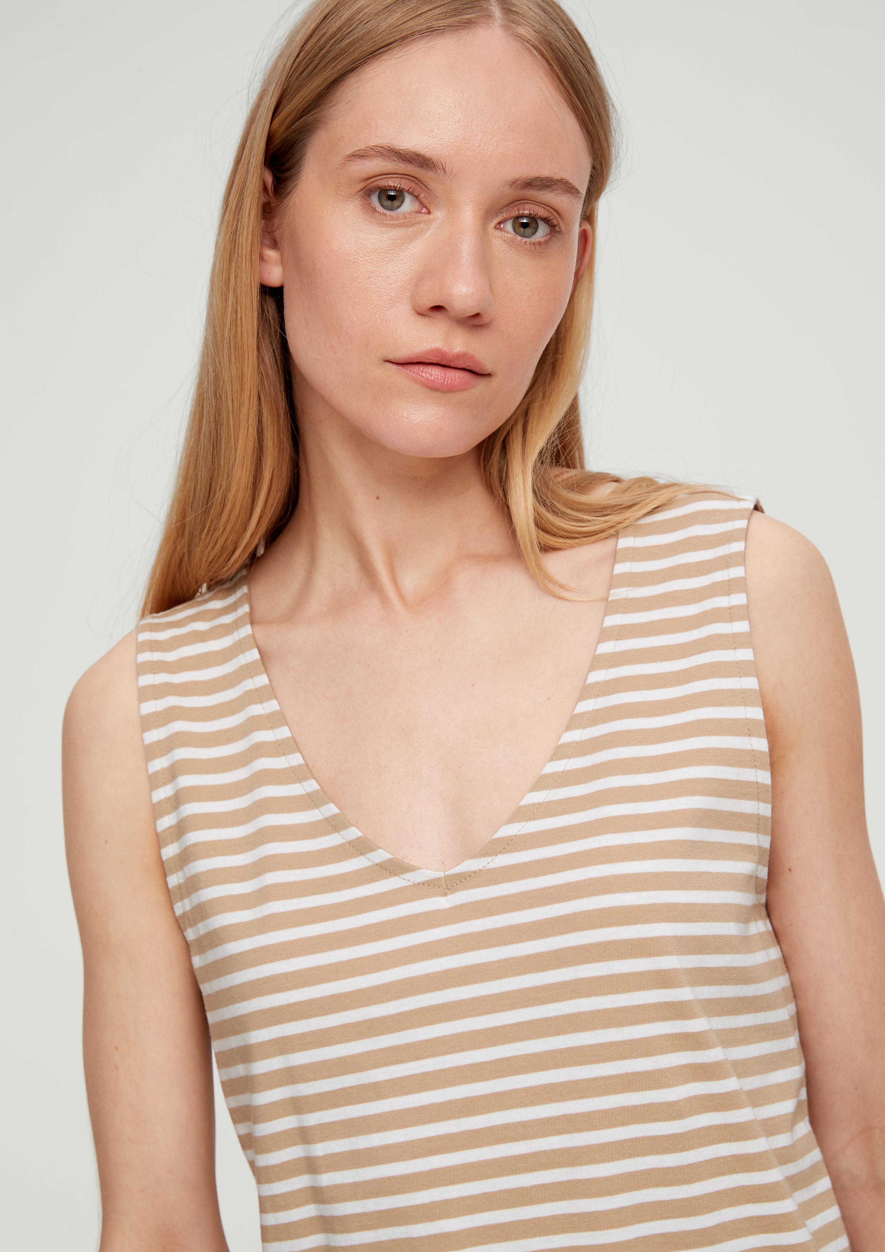 Ärmelloses Shirt aus Baumwolle  2133219-84G4