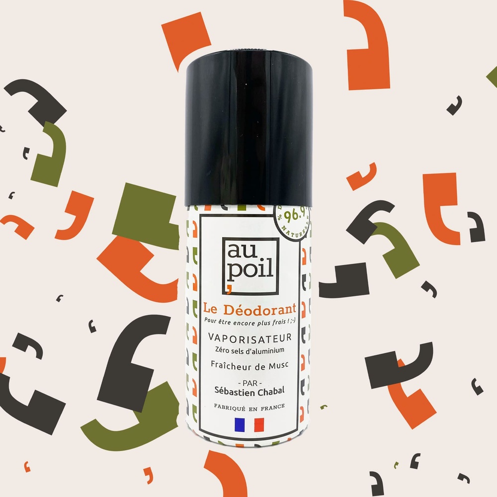 au poil Déodorant vaporisateur déodorant vaporisateur fraîcheur de musc  sans sels d'aluminum