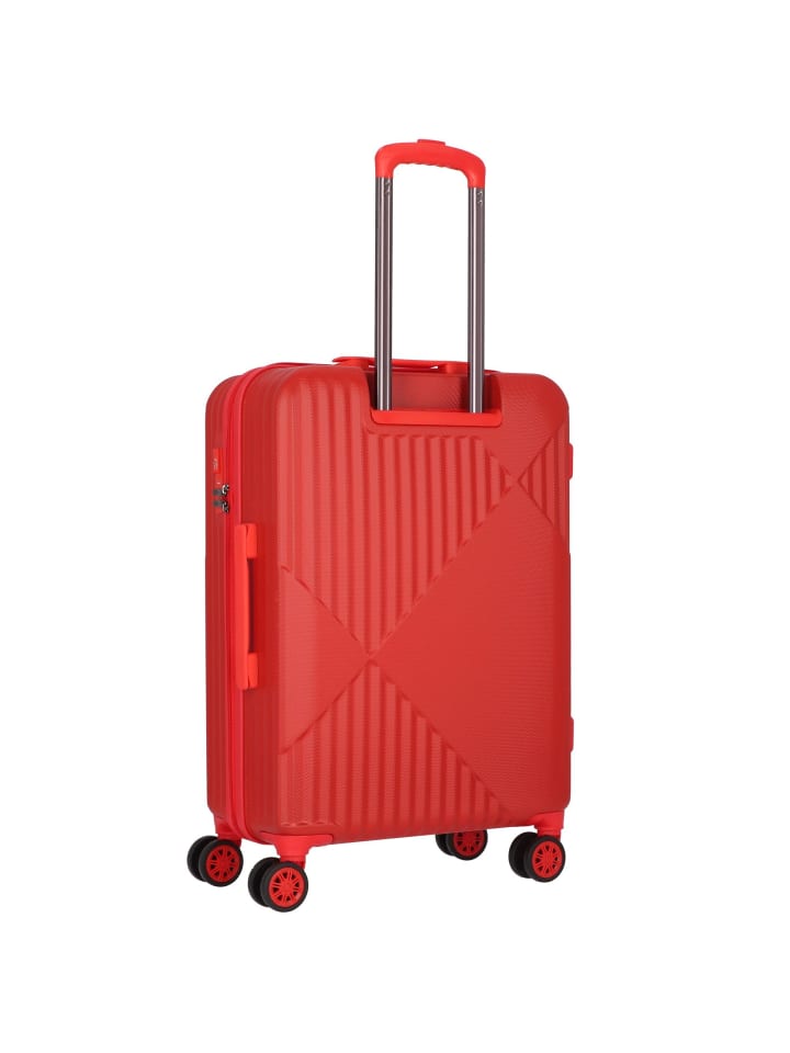 Check.In Liverpool 4-Rollen Kofferset 3tlg. in rot günstig kaufen onesize
