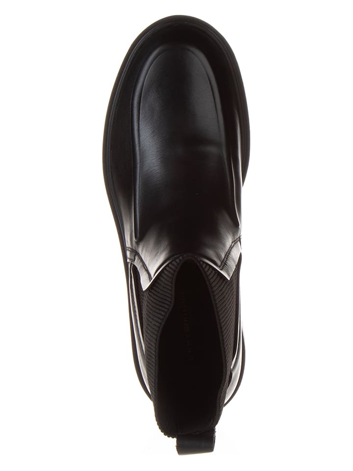Tommy Hilfiger Shoes Leder-Chelsea-Boots in Schwarz günstig kaufen