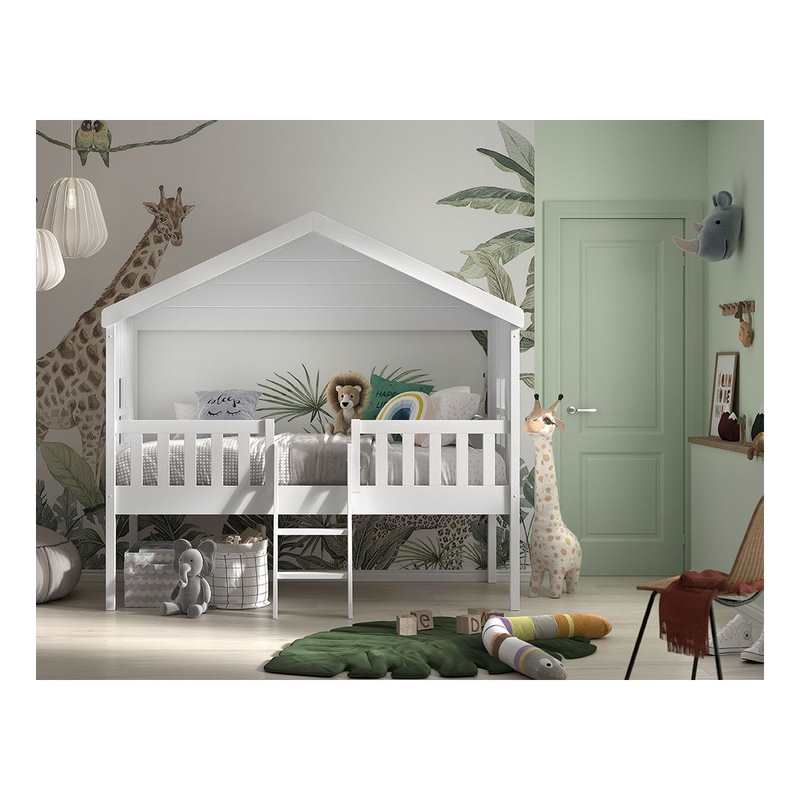 Lit cabane 90x200cm HOUSEBEDS