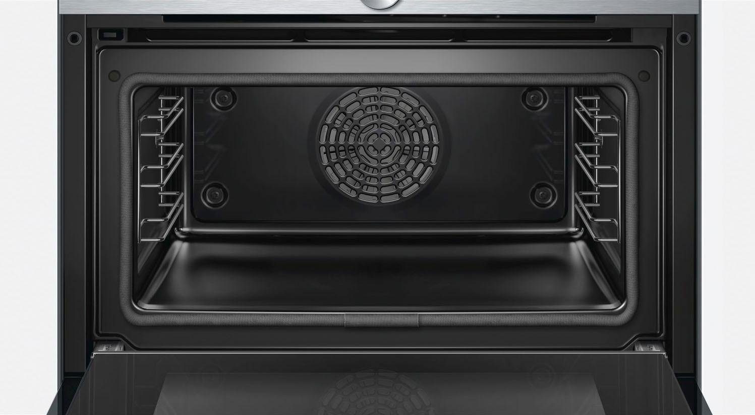 SIEMENS Pyrolyse Backofen CB674GBS3, mit Teleskopauszug nachrüstbar, Aqua-Reinigungsfunktion