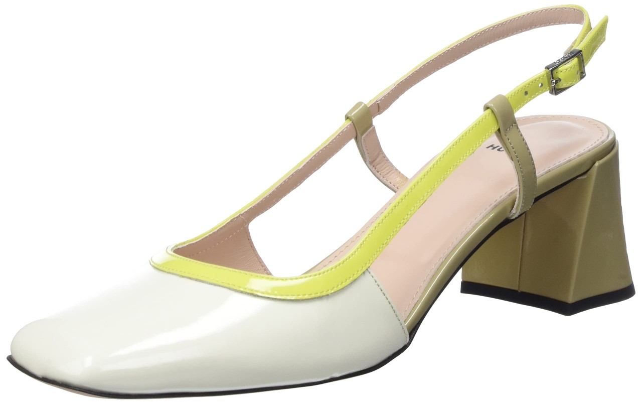 HUGO BOSS Sling-Pumps weiss Sophy Sling60-P 10233188 01