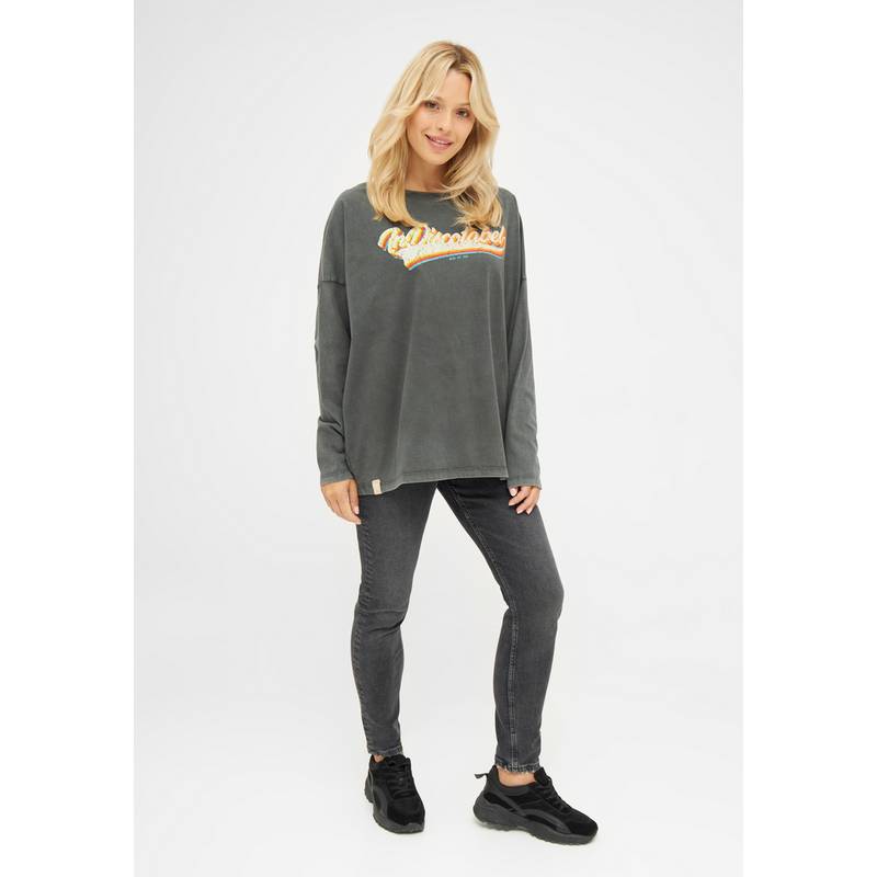 Derbe inDISCOtabel Langarmshirt Damen
