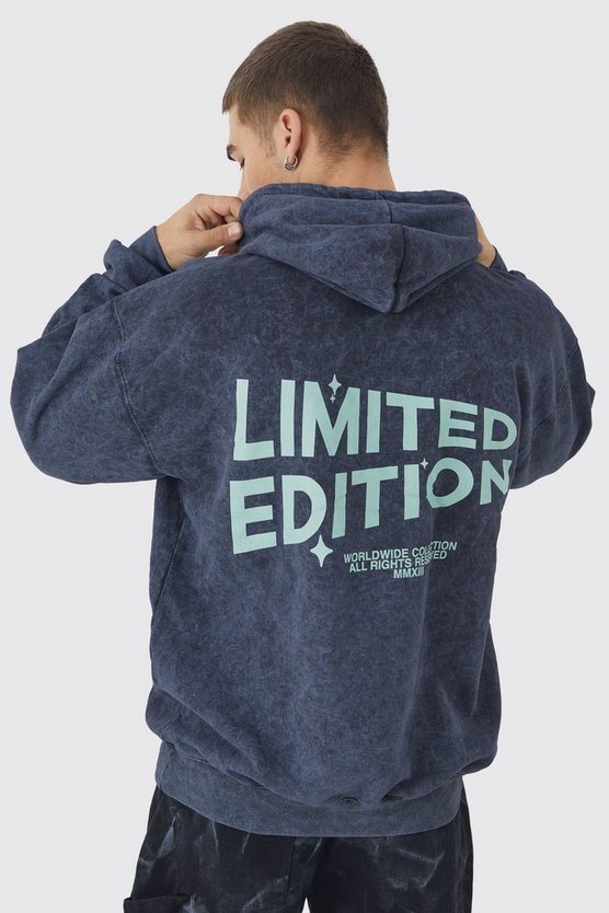 Oversize Hoodie mit Limited Edition Print