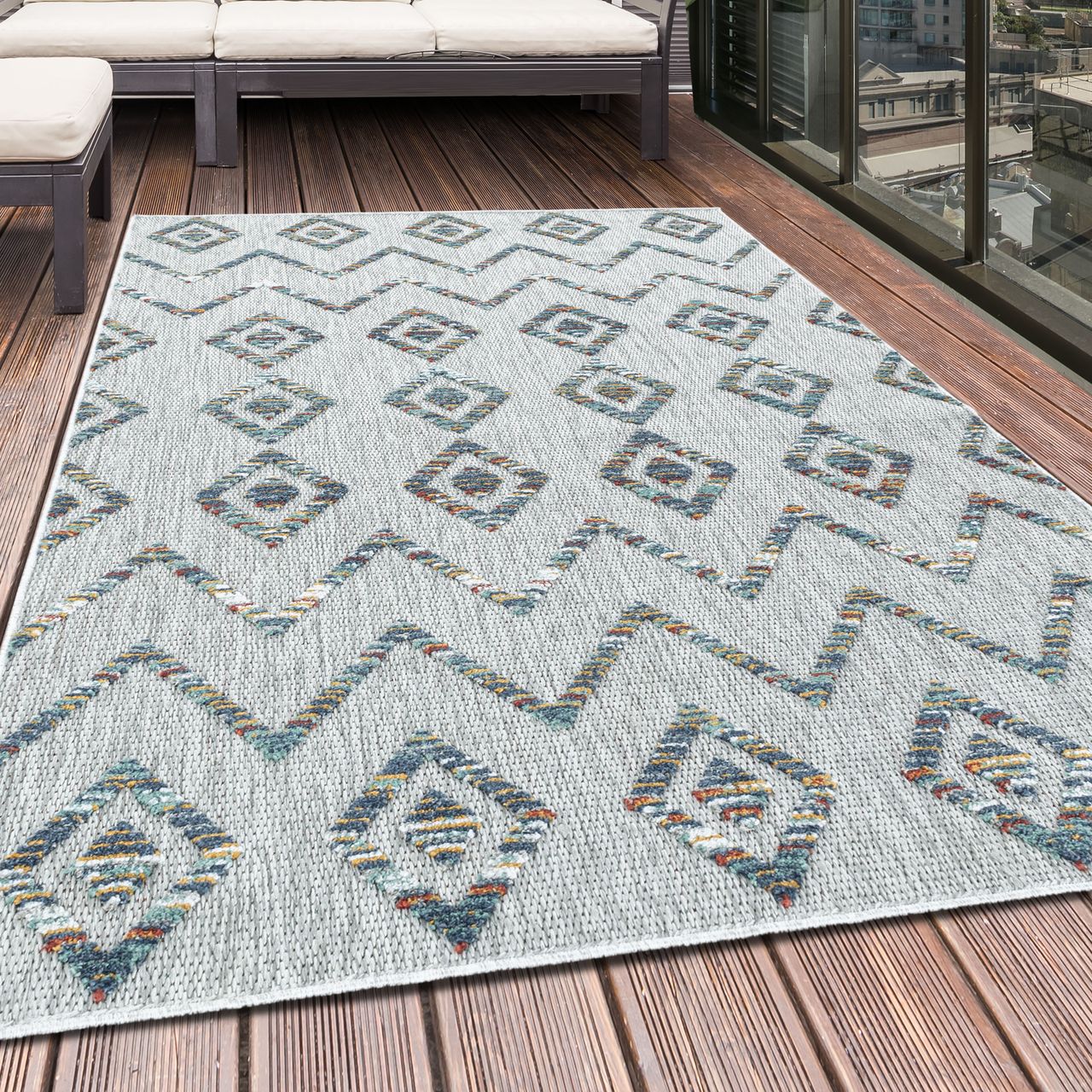 Ayyildiz Teppich, BAHAMA 5152, MULTI, 140 x 200 cm