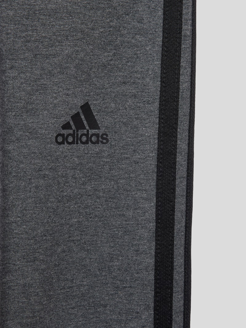 Sweatpants mit breitem Bund in schwarz