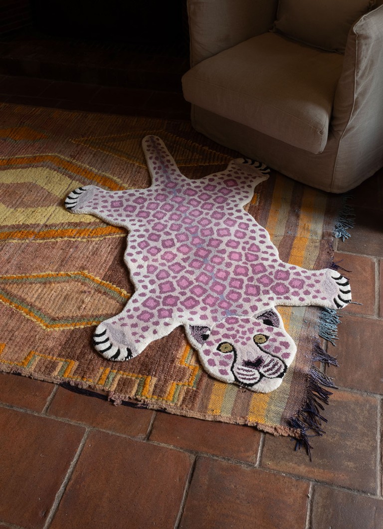 Doing Goods  Lilly Leopard Large vloerkleed 155 cm x 95 cm