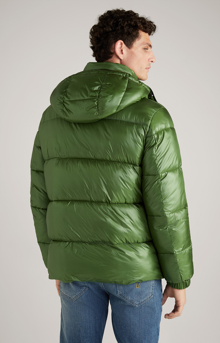 Steppjacke Ambro mit Kapuze in Hellgrün