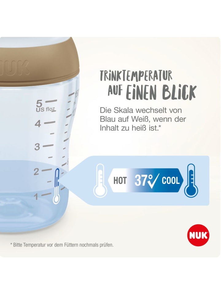 NUK Premium Glas-Flaschen-Set Perfect Match 11-tlg. in weiss,motiv günstig kaufen onesize