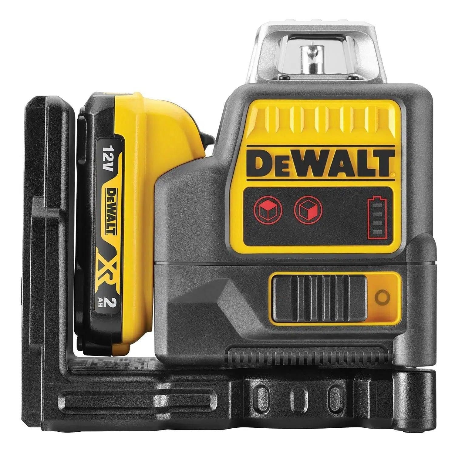 Nivelă laser cu linie în cruce cu autonivelare, 360 de grade, fascicul roșu, 10.8V, 2.0Ah, Li-Ion