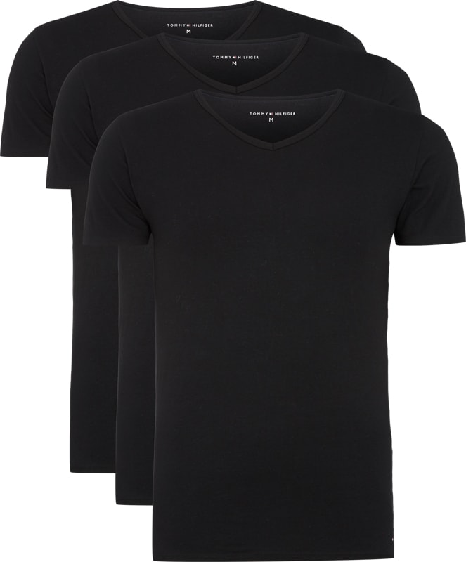 T-Shirt im 3er-Pack in schwarz