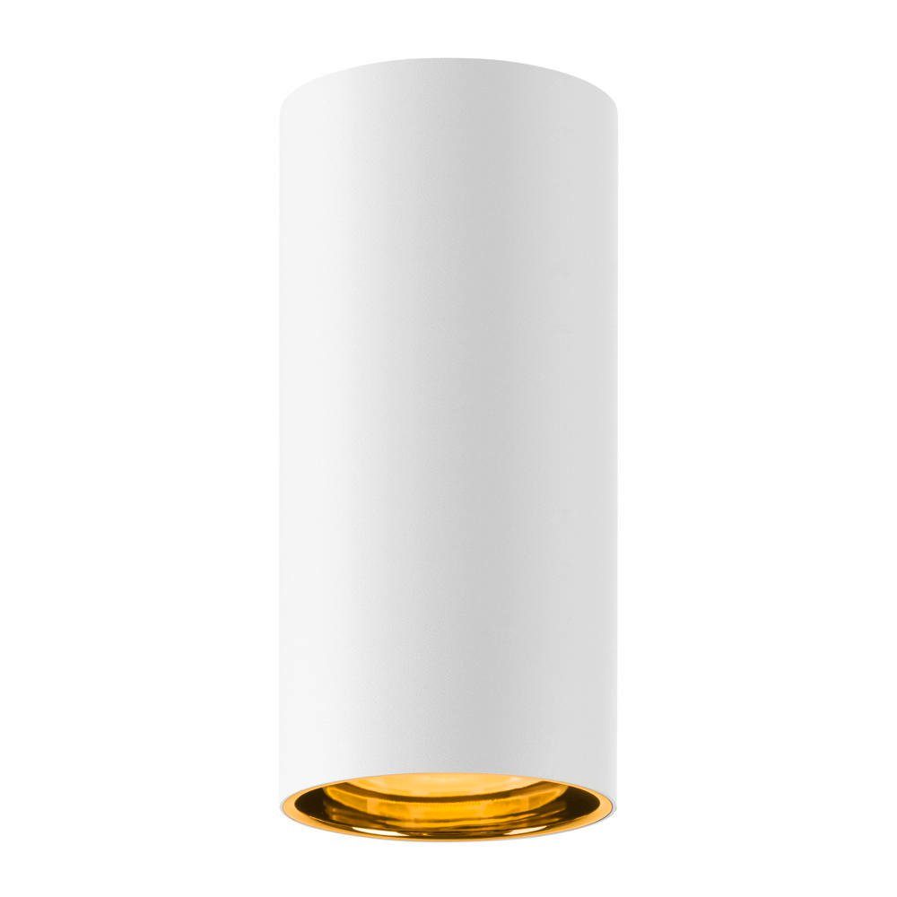 SLV Deckenspot Deckenaufbauspot Asto Tube in Weiß GU10, keine Angabe, Leuchtmittel enthalten: Nein, warmweiss, Deckenstrahler, Deckenspot, Aufbaustrahler