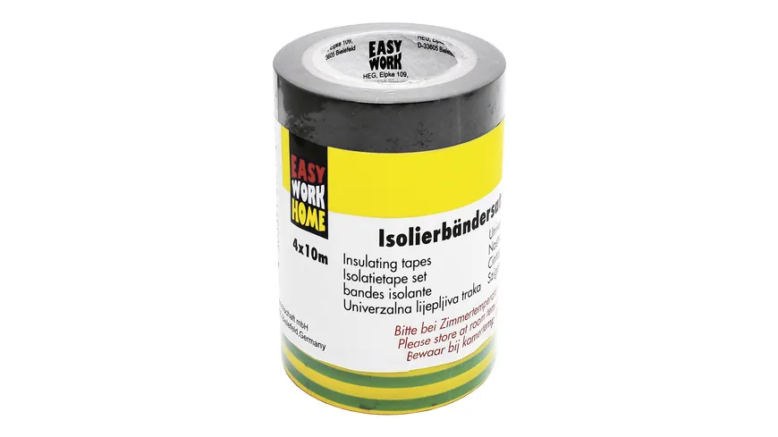 EASY WORK Isolierklebebänder 4 Rollen