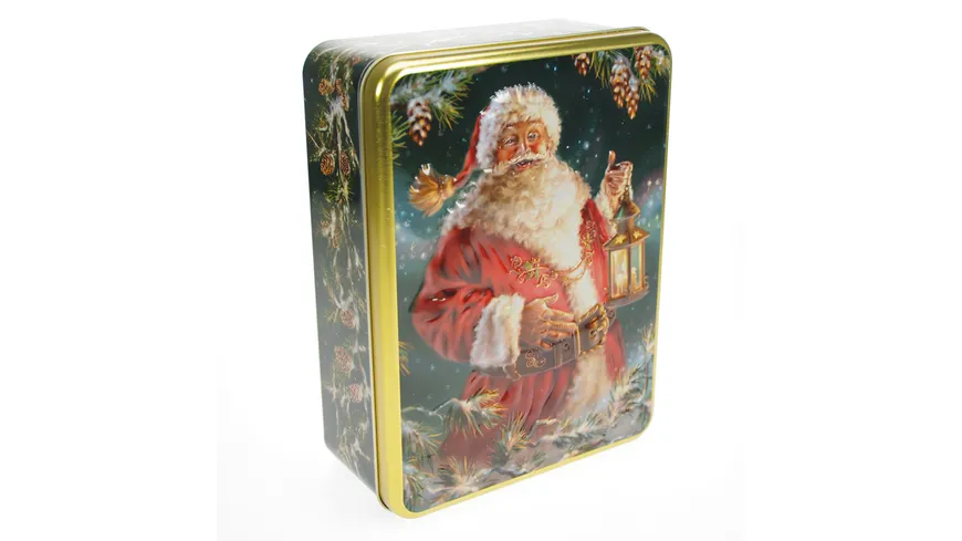 Gawol Gebäckdose Santa 22,3x16,7x7cm
