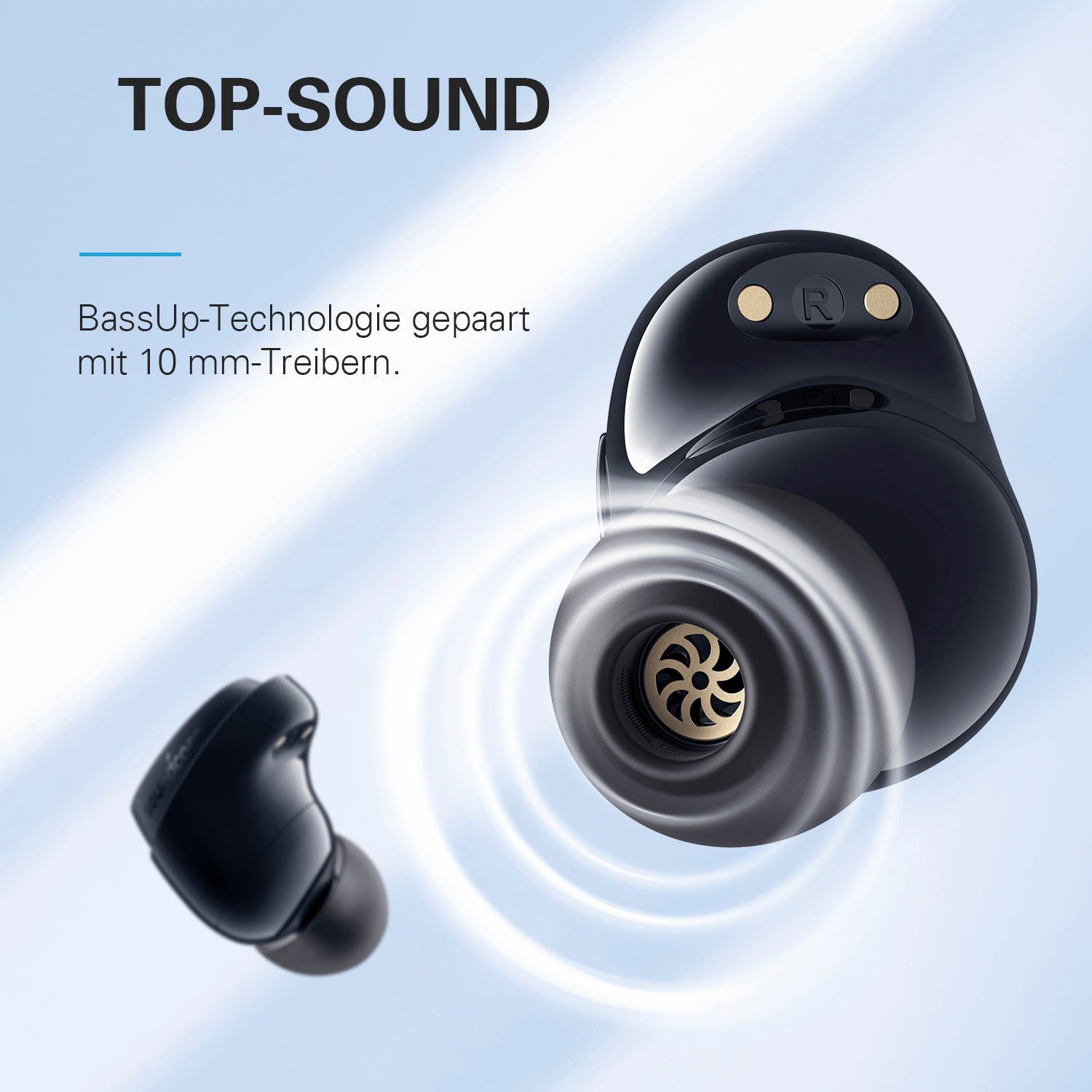 Anker SOUNDCORE Dot 3i Headset (Active Noise Cancelling (ANC), Rauschunterdrückung, Bluetooth)