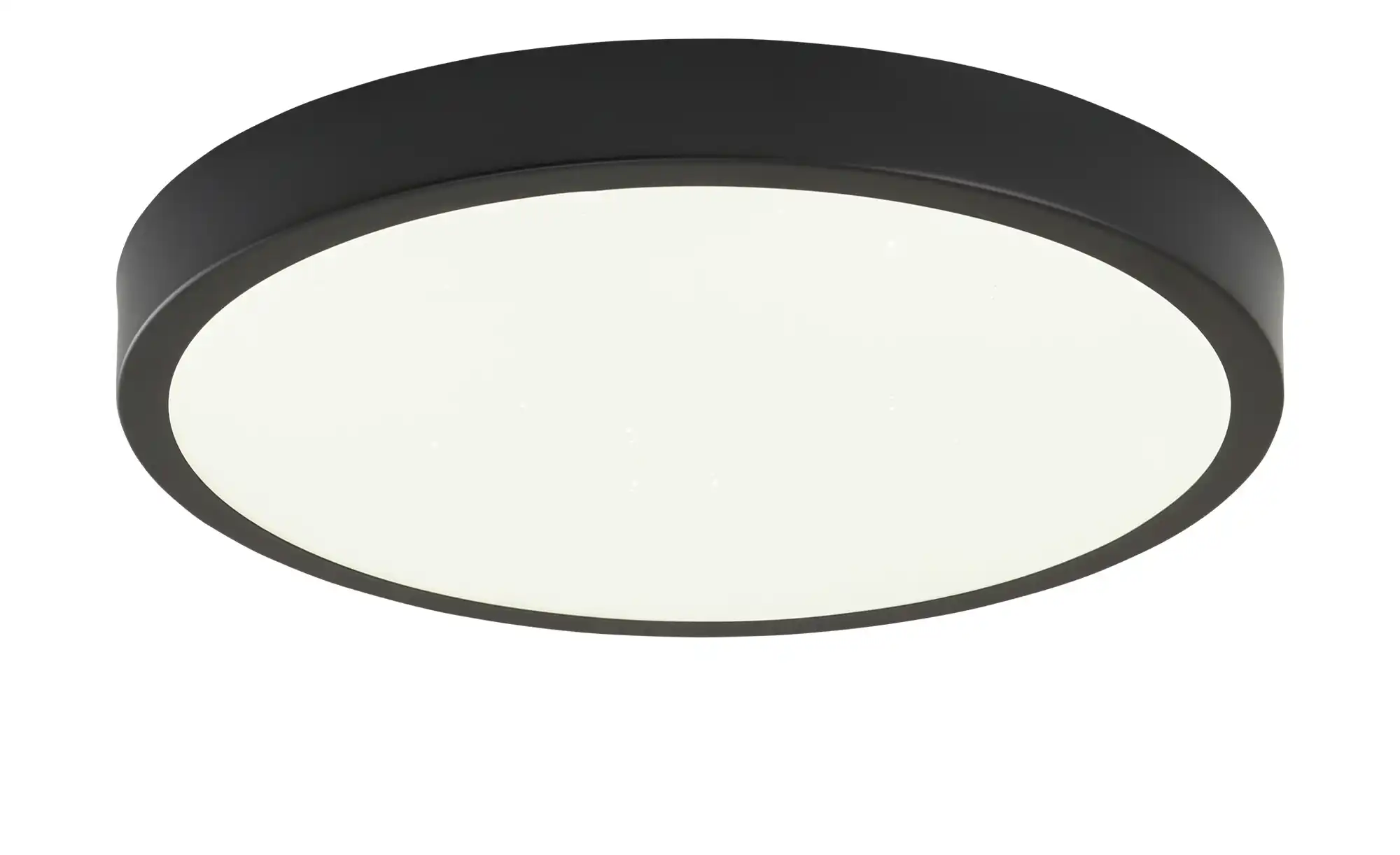 KHG LED-Deckenleuchte, schwarz mit Sterneneffekt