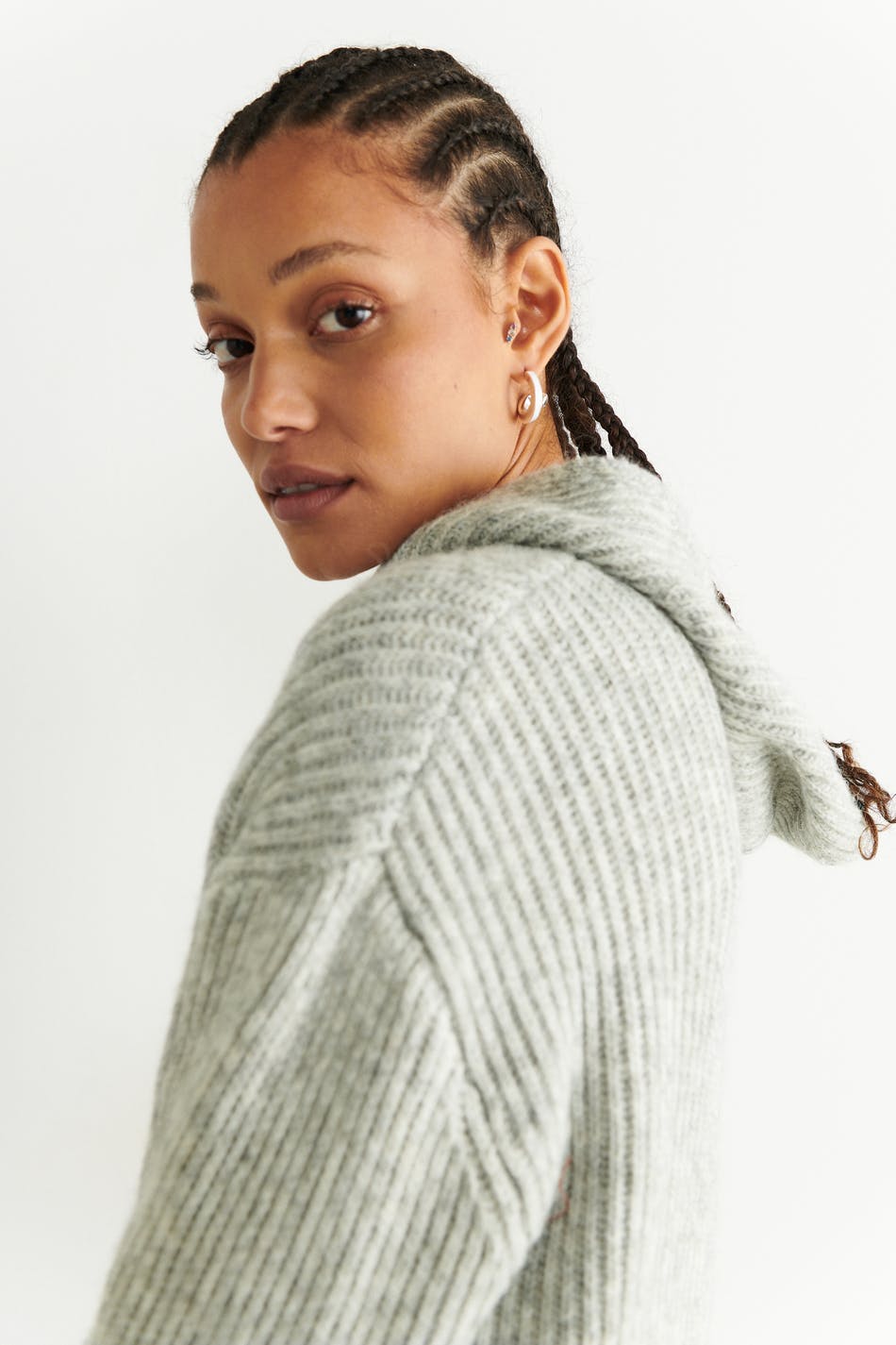 Siv knitted hoodie
