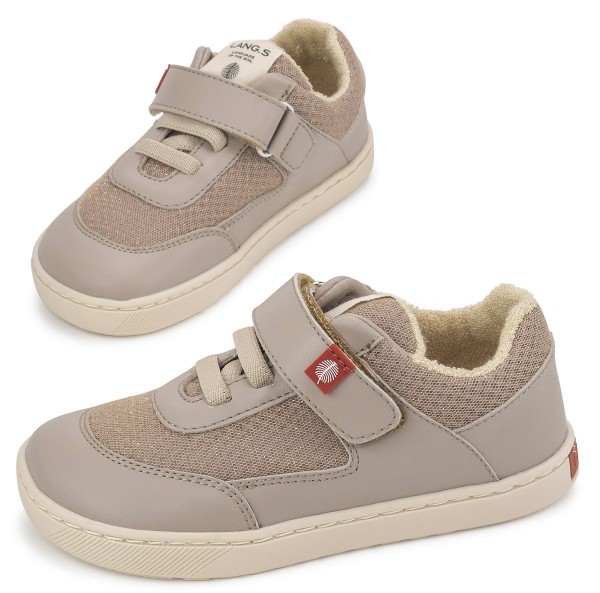 LANG.S Kids ~ Rock LowCut Sneaker Vegan ~ Champagne